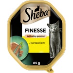 Sheba Finesse тава 85г - пълноценна влажна храна за възрастни котки, с пилешко месо, в пастет