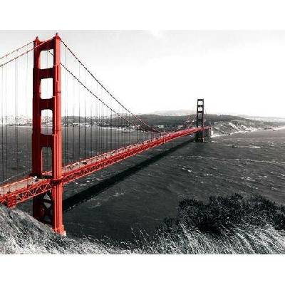 Impol Trade 154VE vliesová fototapeta Golden Gate Bridge rozměr 208 cm x 146 cm