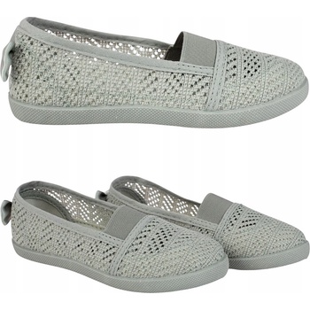 Baleríny dětské tenisky krajkové ažurové 6275