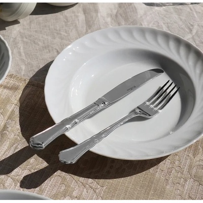 Dezertní vidlička Pintinox SETTECENTO 17 cm stříbrná nerezová ocel