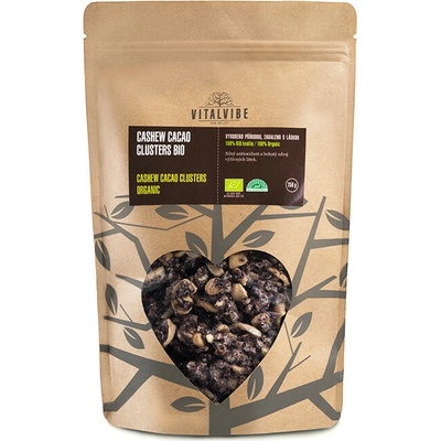 Vitalvibe Kešu kakao clusters BIO 250 g