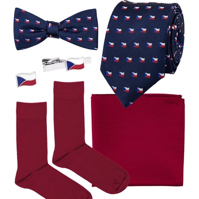 Bubibubi Tmavomodrá sada s českou vlajkou – Zboží Mobilmania