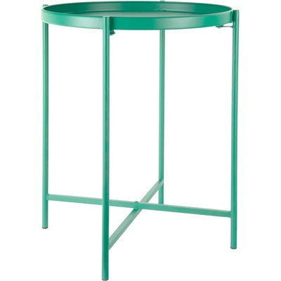 Leitmotiv Метална кръгла странична масичка ø 40 cm Meseta - Leitmotiv (LM2333GR)