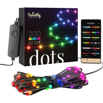 Twinkly DOTS LED svetelná reťaz, 10 m, RGB, TWD200STP-BEU