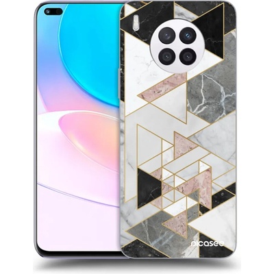 Púzdro Picasee silikónové Huawei Nova 8i - Light geometry čiré