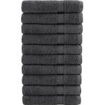 vidaXL Премиум сауна кърпи SOLUND 10 бр антрацит 80x200 см 600 gsm (137170)