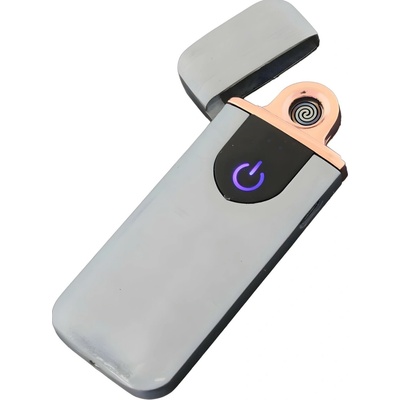 HARAHU Elektrický zapalovač s USB nabíjením SL-39164 - Stříbrná