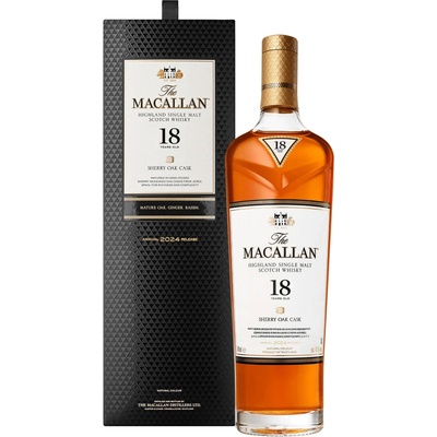 MACALLAN SHERRY OAK 18y 43% 0,7 l (kartón)