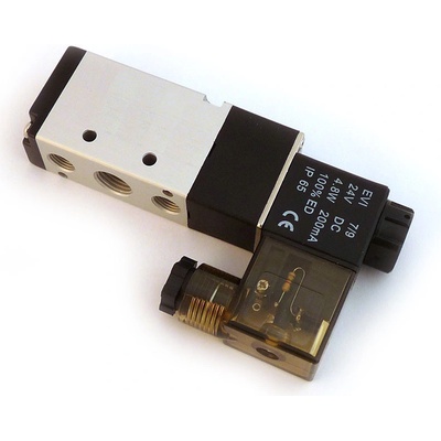 Solenoidový ventil 5/2 4V210 1/4" pro pneumatické válce DC - 24V