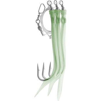 Aquantic Rubber Makk System 8/0 0,80mm 130cm Fluo