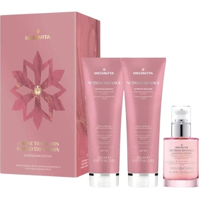 Medavita Nutrisubstance pro výživu vlasů šampon 150 ml + maska 150 ml + noční krém 50 ml kosmetická sada