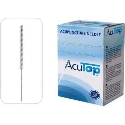 Acutop akupunkturní jehly typ kb 0,25 x 40 mm 100 ks