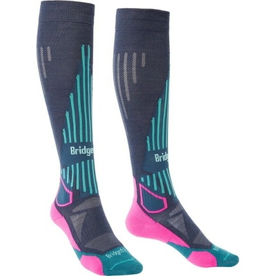 Bridgedale Ski Lightweight Women’s Dark Denim / Pink