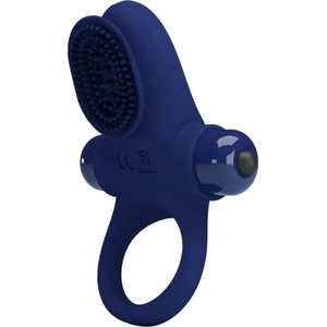 Pretty Love Вибриращ пенис пръстен от силикон Vibrant Penis Ring II