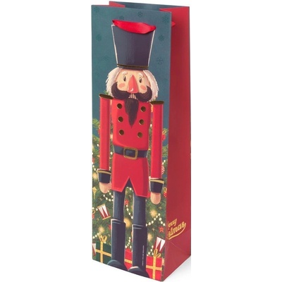 Dárková taška Legami Christmas Gift Bag - Bottle - Nutcracker