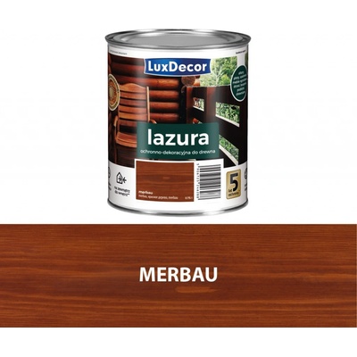 Lazura Luxdecor 5 let ochrany 4,5 l merbau