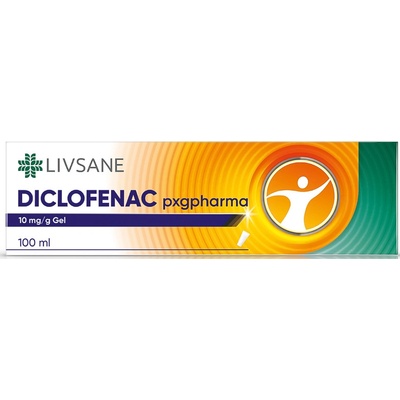 Diclofenac pxgpharma 10 mg/g gél gel. 1 x 100 g