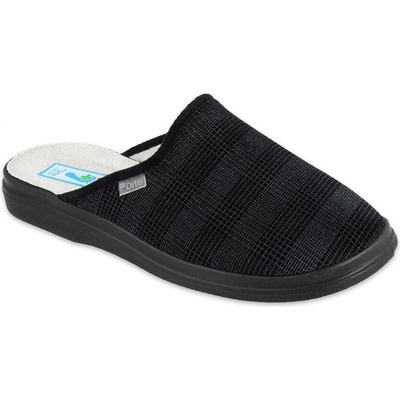 BEFADO 132M016 Dr ORTO pantofle pánské šedé káro