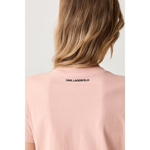 Karl Lagerfeld тениска basic дамска от памук (B3W17074) - answear - 158,40 лв