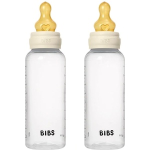 Bibs Комплект РР бебешки бутилки с аксесоари Bibs - Ivory, каучук, 270 ml, 2 броя (5117216) - ozone