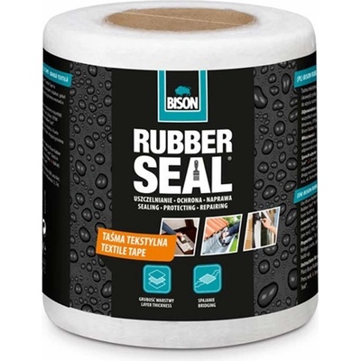 Bison Textilní Páska Rubber Seal 10 Cm X 10 M