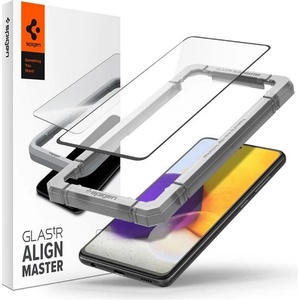 Spigen Samsung A52s 5G SPIGEN ALM FC протектор за екран стъкло 2.5D, с подчертан цвят, ЧЕРНО (AGL02821)