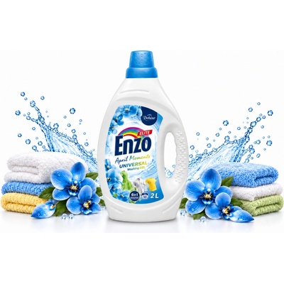 Deluxe Enzo prací gel 6v1 Elite Universal April Moments 2 l 50 PD