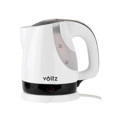Voltz Електрическа кана Voltz, 1300W, 900 ml, Мерителна скала, Бял/Черен, V51230F