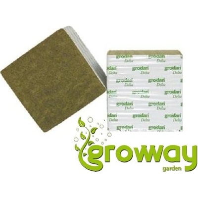 Grodan Pěstební kostka velká 100x100x65mm bez díry 1 ks