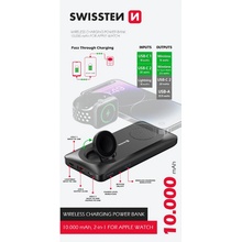 Swissten 10 000 mAh 2v1 Apple Watch a MagSafe 22013973 čierna