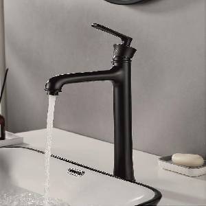 Inter Ceramic Стоящ смесител за умивалник ICF 148119 ORB ОЛЛА, месинг, черен, 34.3x23.4см (148119 ORB)