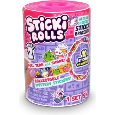 Sticki Rolls Серия 2 Гривна със Стикери в Капсула