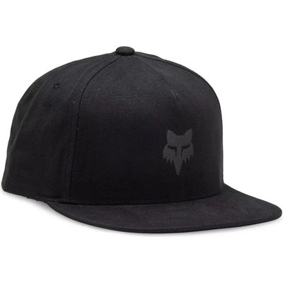 Fox Fox Head Snapback Hat Black/Charcoal