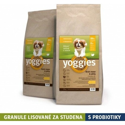 Yoggies Minigranule s krůtím masem a jáhly 30 kg