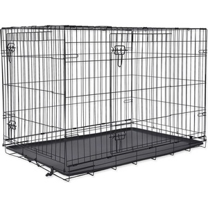ABC-ZOO Сгъваема клетка за кучета, 2 врати, XL - 106 x 69 x 77 см