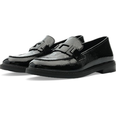 Ara mokasíny lakované černé Kent -Trotteur 12-11252-10