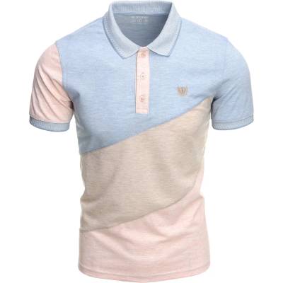 Тениска с яка n2521lbl