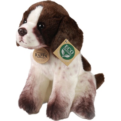 Rappa Плюшена играчка Rappa Еко приятели - Куче в кафяво и бяло, 24 cm (240421)