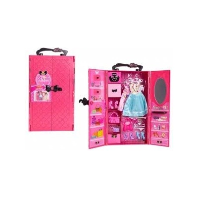 ASKATO PROMO Wardrobe wardrobe with equipment, pink 113067 ASKATO