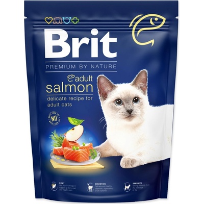 Brit Premium by Nature Cat. Adult Salmon 1,5 kg