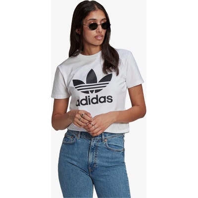 Adidas Adicolor Classics Trefoil Тениска adidas Originals | Byal | ЖЕНИ | 34