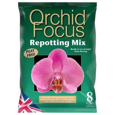 Orchid Focus 8L - Микс за Присаждане на Орхидеи без Тор