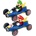Carrera Комплект колички Carrera Pull & Speed - Super Mario, Mario & Luigi, 2 броя, 1: 43 (CR15813018)