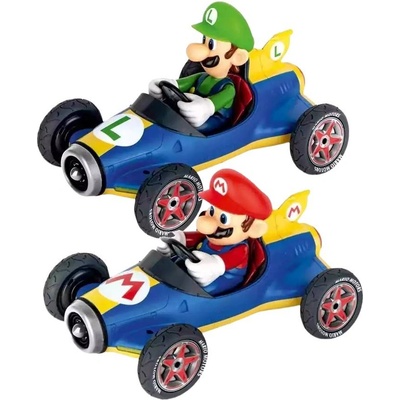 Carrera Комплект колички Carrera Pull & Speed - Super Mario, Mario & Luigi, 2 броя, 1: 43 (CR15813018)