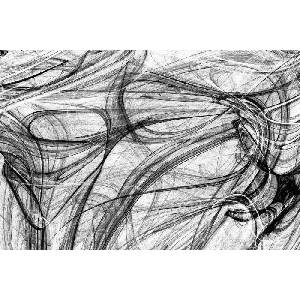 DIMEX ART Флизелинов фототапет черно-бял дизайн 375 x 250 см