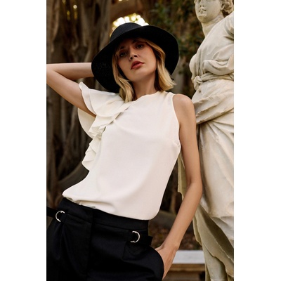 Moodo Дамска бяла тениска Moodo Moodo | Byal | ЖЕНИ | XS