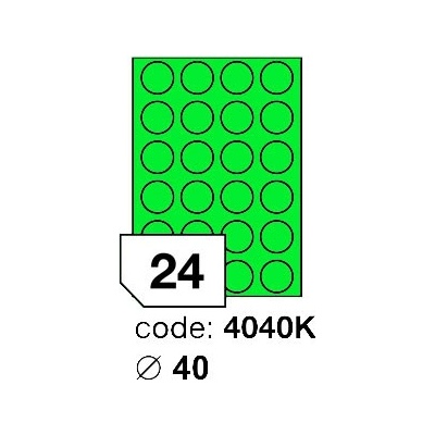 Rayfilm 40 mm 300 archů, matně zelená, R0120.4040KD