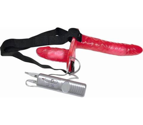 Bad Kitty Vibr. Strap-On Duo