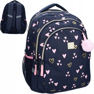 VADOBAG ŠKOLSKÝ PLECAK MILKY KISS FABLE WORLD SRDIEČKA JEDNOKOMOROVÝ