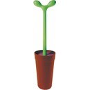 Alessi WC kartáč Merdolino, hnědý